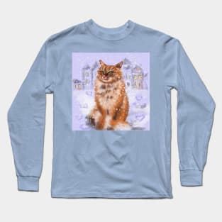 winter lover cat Long Sleeve T-Shirt